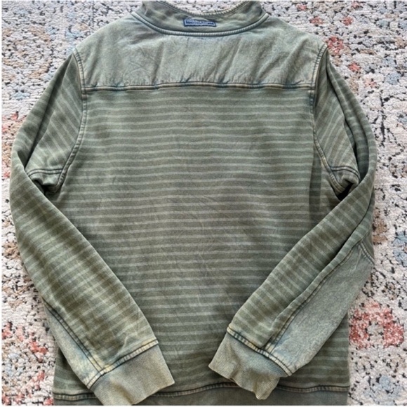 MENS |Vineyard Vines | L | 1/4 Zip Woodhouse Dye Shep Shirt - Picture 2 of 3